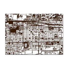 Antique Oriental Town Map  Sticker A4 (100 Pack) by ConteMonfrey