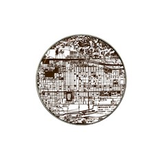 Antique Oriental Town Map  Hat Clip Ball Marker (10 Pack) by ConteMonfrey