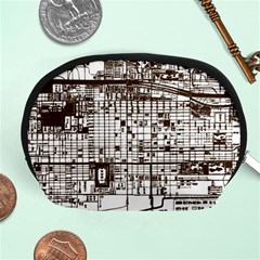 Antique Oriental Town Map  Accessory Pouch (medium) by ConteMonfrey