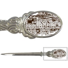 Antique Oriental Town Map  Letter Opener by ConteMonfrey