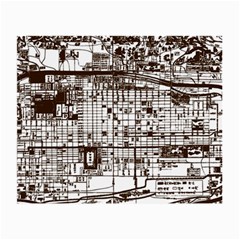 Antique Oriental Town Map  Small Glasses Cloth by ConteMonfrey