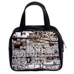 Antique Oriental Town Map  Classic Handbag (Two Sides) Front