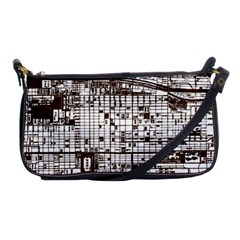 Antique Oriental Town Map  Shoulder Clutch Bag by ConteMonfrey