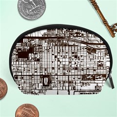 Antique Oriental Town Map  Accessory Pouch (large) by ConteMonfrey