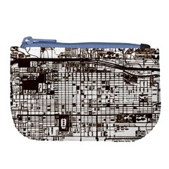 Antique Oriental Town Map  Large Coin Purse by ConteMonfrey