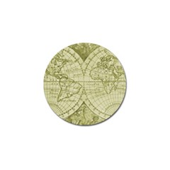 Vintage Mapa Mundi  Golf Ball Marker (4 Pack) by ConteMonfrey