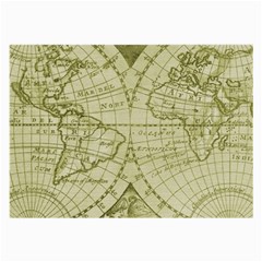 Vintage Mapa Mundi  Large Glasses Cloth by ConteMonfrey