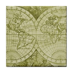 Vintage Mapa Mundi  Face Towel by ConteMonfrey