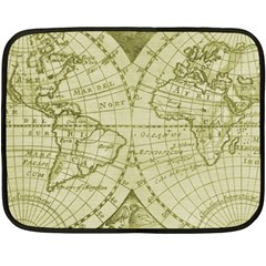 Vintage Mapa Mundi  Fleece Blanket (mini) by ConteMonfrey