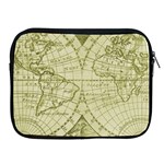 Vintage Mapa Mundi  Apple iPad 2/3/4 Zipper Cases Front