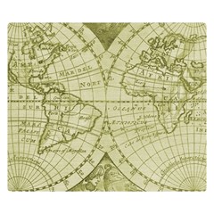 Vintage Mapa Mundi  Premium Plush Fleece Blanket (small) by ConteMonfrey