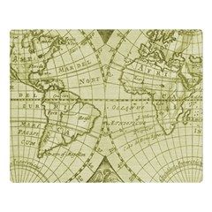 Vintage Mapa Mundi  Premium Plush Fleece Blanket (large) by ConteMonfrey