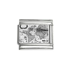 Antique Mapa Mundi Revisited Italian Charm (9mm)