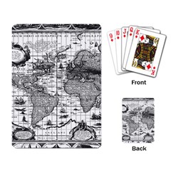 Antique Mapa Mundi Revisited Playing Cards Single Design (rectangle) by ConteMonfrey