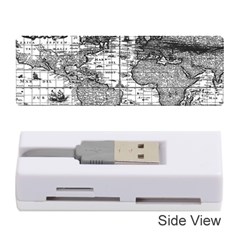 Antique Mapa Mundi Revisited Memory Card Reader (stick) by ConteMonfrey