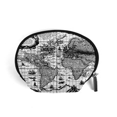 Antique Mapa Mundi Revisited Accessory Pouch (small) by ConteMonfrey