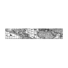 Antique Mapa Mundi Revisited Flano Scarf (mini) by ConteMonfrey