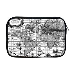 Antique Mapa Mundi Revisited Apple Macbook Pro 17  Zipper Case by ConteMonfrey