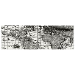 Antique Mapa Mundi Revisited Banner And Sign 9  X 3  by ConteMonfrey