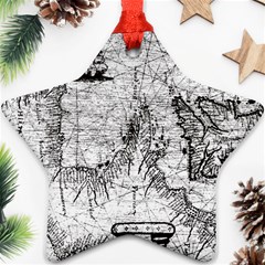 Antique Mercant Map  Ornament (star) by ConteMonfrey