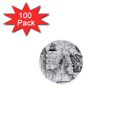 Antique Mercant Map  1  Mini Buttons (100 Pack)  by ConteMonfrey