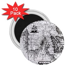 Antique Mercant Map  2 25  Magnets (10 Pack)  by ConteMonfrey