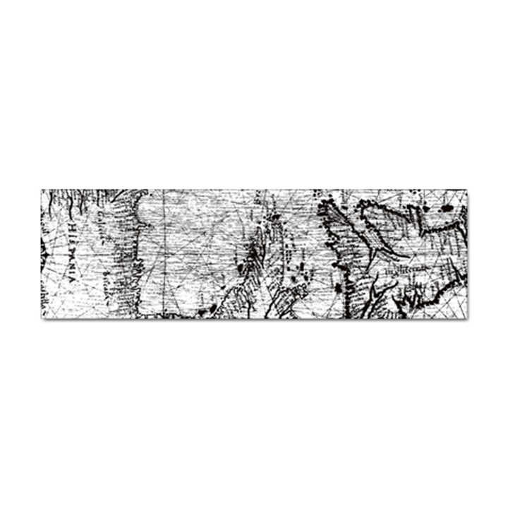 Antique Mercant Map  Sticker Bumper (100 pack)