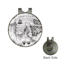 Antique Mercant Map  Hat Clips With Golf Markers by ConteMonfrey