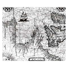 Antique Mercant Map  Premium Plush Fleece Blanket (small) by ConteMonfrey