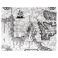 Antique Mercant Map  Premium Plush Fleece Blanket (medium) by ConteMonfrey