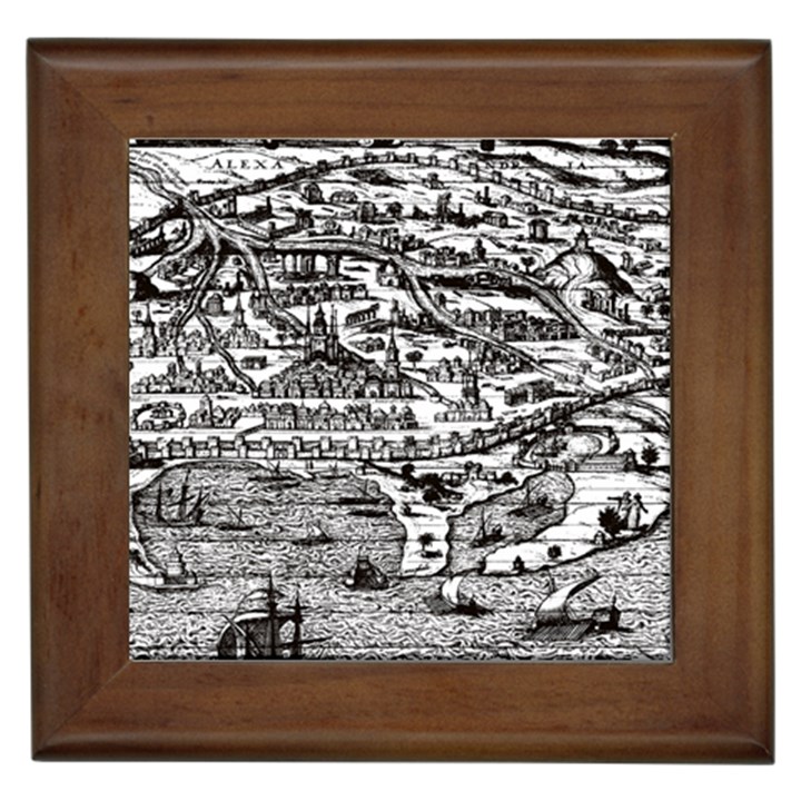 Old Civilization Framed Tile