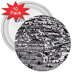 Old Civilization 3  Buttons (10 Pack)  by ConteMonfrey