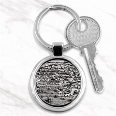 Old Civilization Key Chain (round) by ConteMonfrey