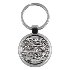 Old Civilization Key Chain (round) by ConteMonfrey