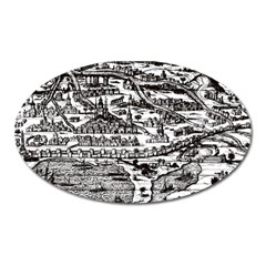 Old Civilization Oval Magnet by ConteMonfrey