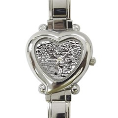 Old Civilization Heart Italian Charm Watch by ConteMonfrey