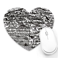 Old Civilization Heart Mousepad by ConteMonfrey