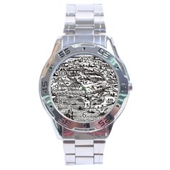 Old Civilization Stainless Steel Analogue Watch by ConteMonfrey