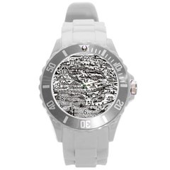 Old Civilization Round Plastic Sport Watch (l) by ConteMonfrey