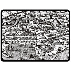 Old Civilization One Side Fleece Blanket (large) by ConteMonfrey