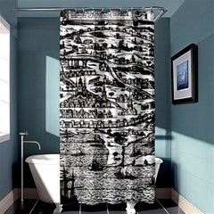 Old Civilization Shower Curtain 36  X 72  (stall)  by ConteMonfrey