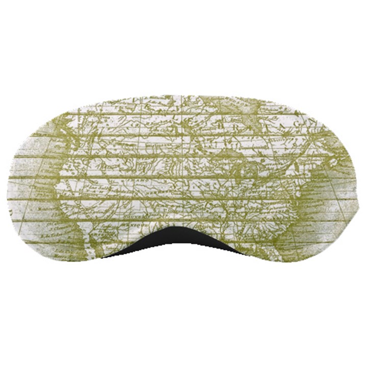 Vintage America`s Map Sleeping Mask