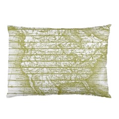 Vintage America`s Map Pillow Case (two Sides) by ConteMonfrey