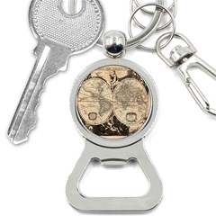 World Map - Nova Delineatio Totius Orbis Terrarum -  1659-1733 Bottle Opener Key Chain by ConteMonfrey