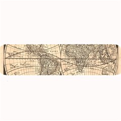 World Map - Nova Delineatio Totius Orbis Terrarum -  1659-1733 Large Bar Mat by ConteMonfrey