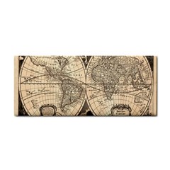 World Map - Nova Delineatio Totius Orbis Terrarum -  1659-1733 Hand Towel by ConteMonfrey