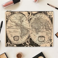 World Map - Nova Delineatio Totius Orbis Terrarum -  1659-1733 Cosmetic Bag (xl) by ConteMonfrey