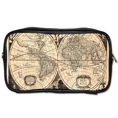 World Map - Nova Delineatio Totius Orbis Terrarum -  1659-1733 Toiletries Bag (one Side) by ConteMonfrey