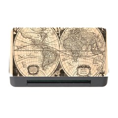 World Map - Nova Delineatio Totius Orbis Terrarum -  1659-1733 Memory Card Reader With Cf by ConteMonfrey