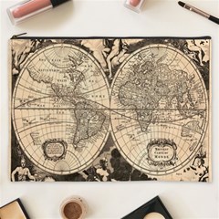 World Map - Nova Delineatio Totius Orbis Terrarum -  1659-1733 Cosmetic Bag (xxxl) by ConteMonfrey